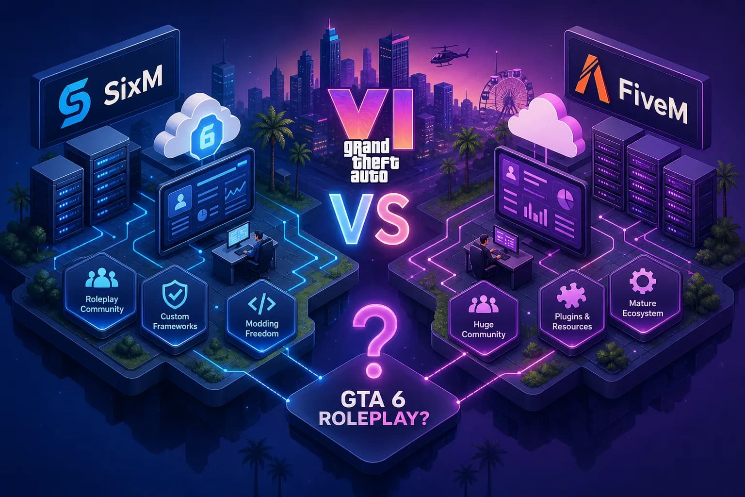 SixM vs FiveM: What Is Actually Confirmed About GTA VI Roleplay