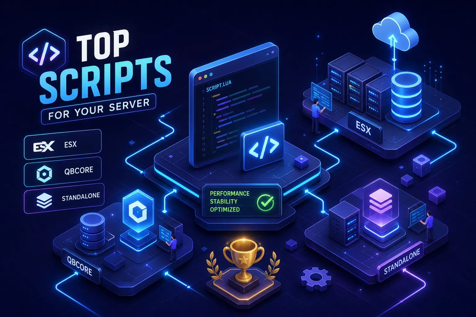 Best FiveM Scripts for ESX, QBCore, and Standalone Servers